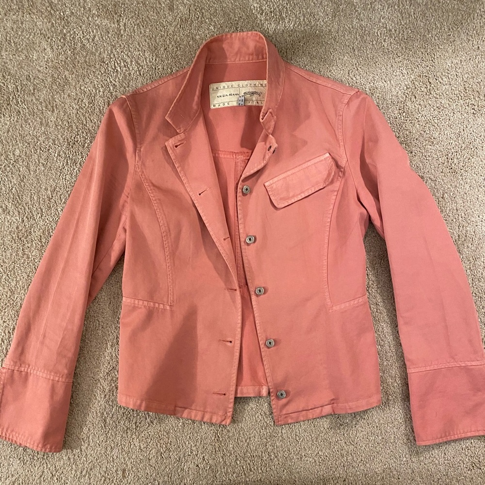 Pink Krizia Jean Jacket